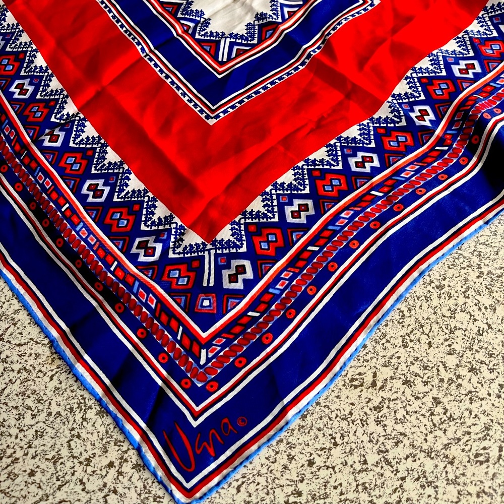 3 different scarfs bill blass , vana, echo vintage